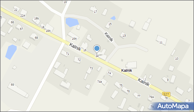 Kalnik, Kalnik, 14, mapa Kalnik