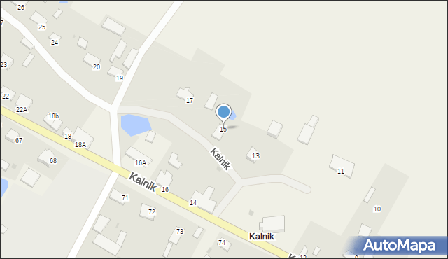 Kalnik, Kalnik, 15, mapa Kalnik