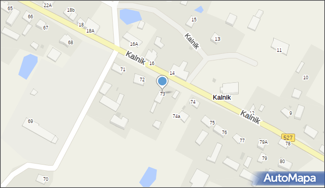 Kalnik, Kalnik, 73, mapa Kalnik