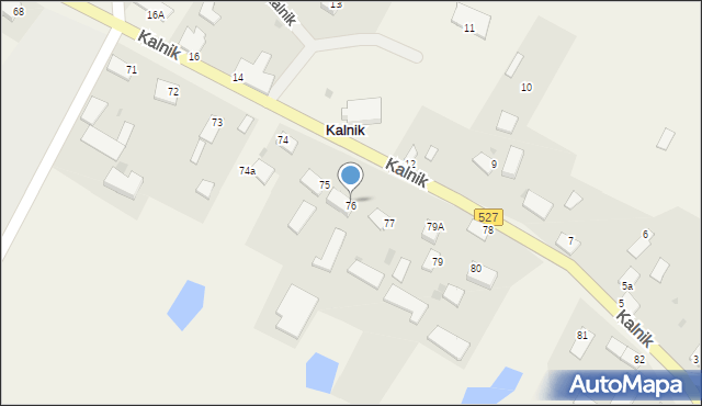 Kalnik, Kalnik, 76, mapa Kalnik