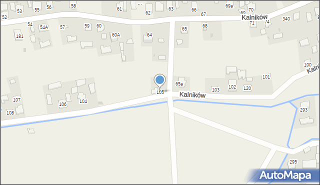 Kalników, Kalników, 105, mapa Kalników