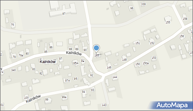 Kalników, Kalników, 145, mapa Kalników