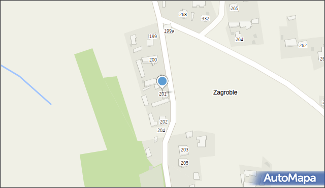 Kalników, Kalników, 201, mapa Kalników