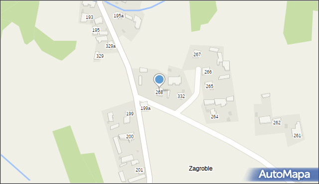 Kalników, Kalników, 268, mapa Kalników