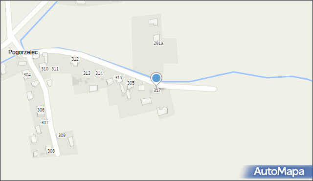 Kalników, Kalników, 317, mapa Kalników