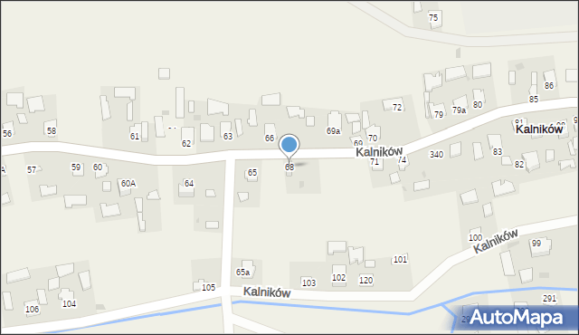 Kalników, Kalników, 68, mapa Kalników