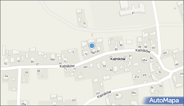 Kalników, Kalników, 79a, mapa Kalników