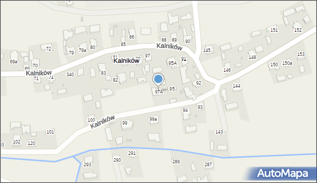 Kalników, Kalników, 97A, mapa Kalników