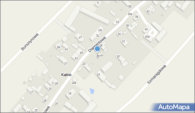 Kalno, Kalno, 34a, mapa Kalno