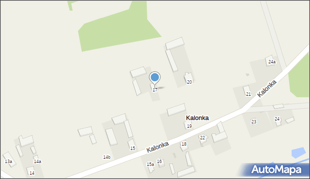 Kalonka, Kalonka, 17, mapa Kalonka