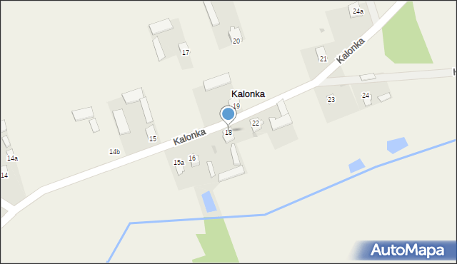 Kalonka, Kalonka, 18, mapa Kalonka