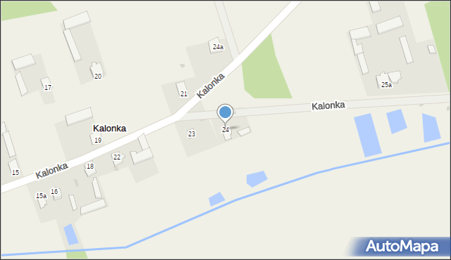 Kalonka, Kalonka, 24, mapa Kalonka