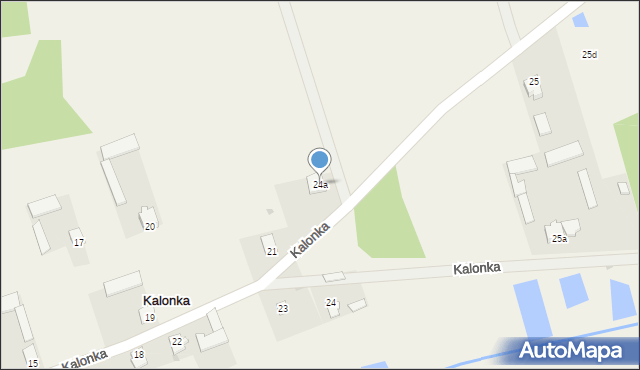 Kalonka, Kalonka, 24a, mapa Kalonka