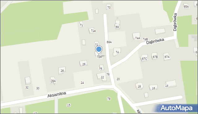 Kalonka, Kalonka, 72A, mapa Kalonka