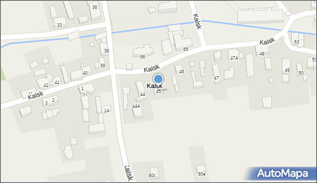 Kalsk, Kalsk, 45, mapa Kalsk