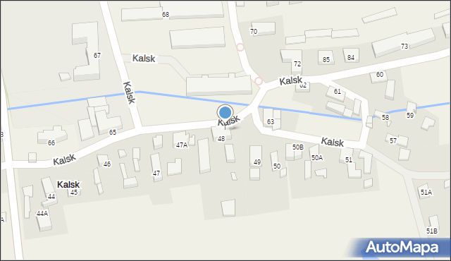 Kalsk, Kalsk, 49A, mapa Kalsk
