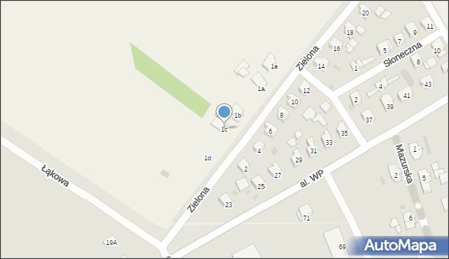 Kalskie Nowiny, Kalskie Nowiny, 1c, mapa Kalskie Nowiny