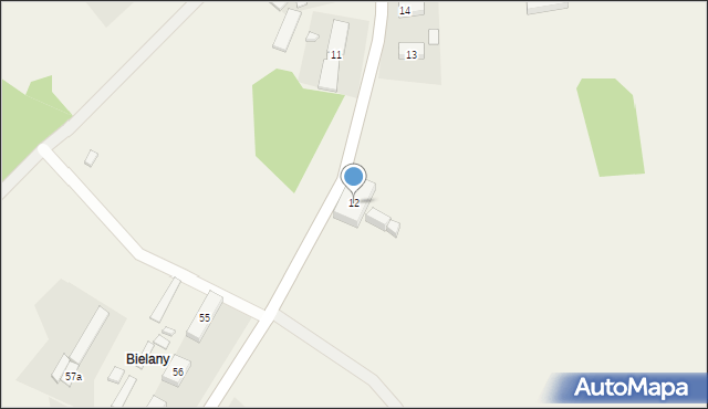 Kalsko, Kalsko, 12, mapa Kalsko