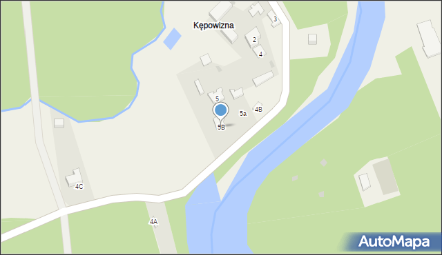 Kałuże, Kałuże, 5B, mapa Kałuże