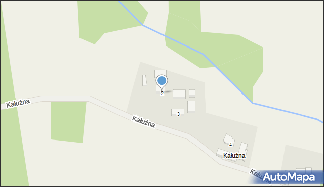 Kałużna, Kałużna, 2, mapa Kałużna