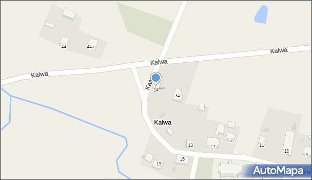 Kalwa, Kalwa, 14, mapa Kalwa