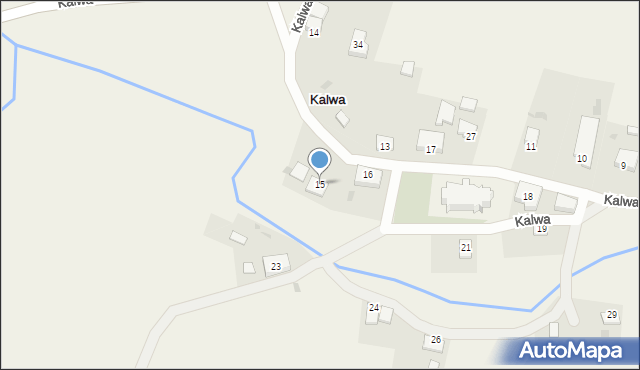 Kalwa, Kalwa, 15, mapa Kalwa