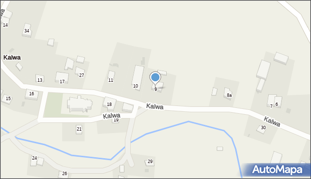 Kalwa, Kalwa, 9, mapa Kalwa