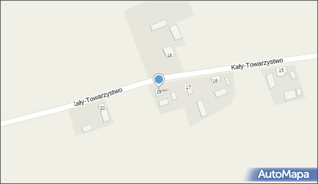 Kały-Towarzystwo, Kały-Towarzystwo, 19, mapa Kały-Towarzystwo