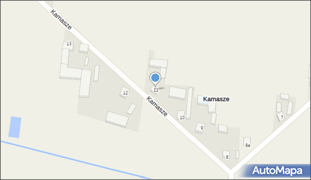 Kamasze, Kamasze, 11, mapa Kamasze