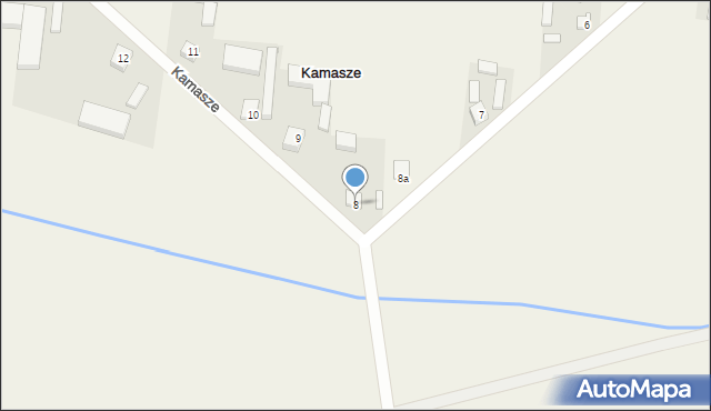 Kamasze, Kamasze, 8, mapa Kamasze