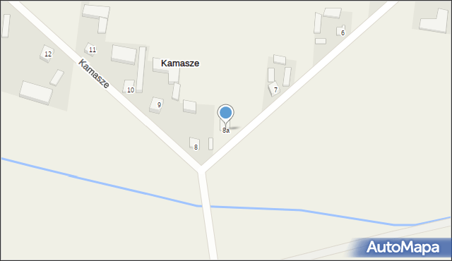 Kamasze, Kamasze, 8a, mapa Kamasze