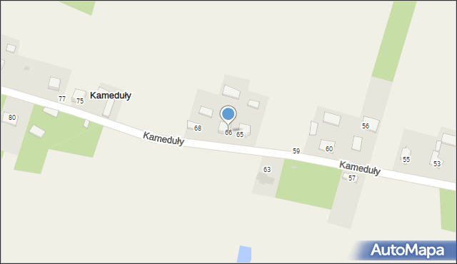 Kameduły, Kameduły, 66, mapa Kameduły