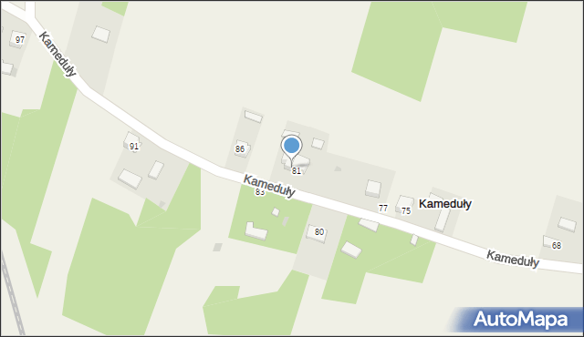 Kameduły, Kameduły, 82, mapa Kameduły