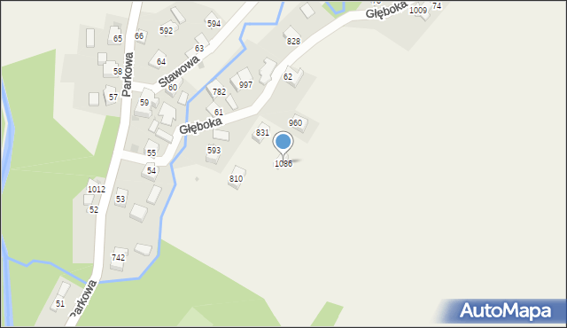 Kamesznica, Kamesznica, 1086, mapa Kamesznica