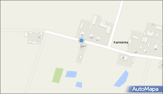 Kamianka, Kamianka, 20A, mapa Kamianka