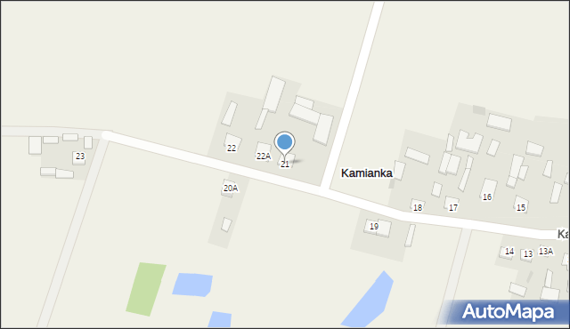 Kamianka, Kamianka, 21, mapa Kamianka