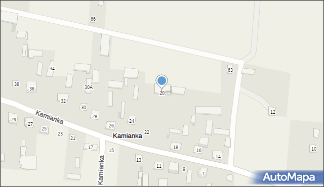 Kamianka, Kamianka, 20, mapa Kamianka