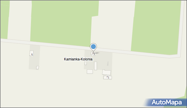 Kamianka, Kamianka, 73, mapa Kamianka