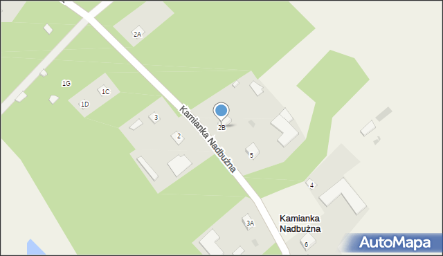 Kamianka Nadbużna, Kamianka Nadbużna, 2B, mapa Kamianka Nadbużna