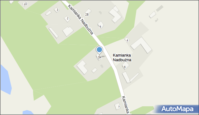 Kamianka Nadbużna, Kamianka Nadbużna, 3A, mapa Kamianka Nadbużna