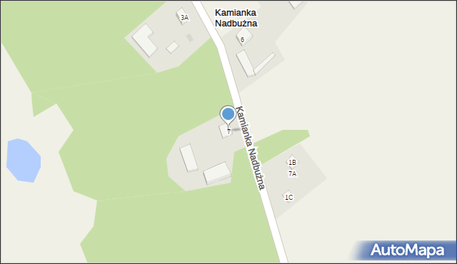 Kamianka Nadbużna, Kamianka Nadbużna, 7, mapa Kamianka Nadbużna