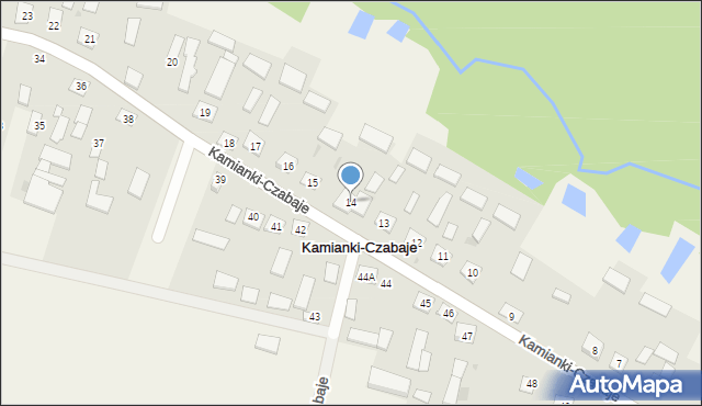 Kamianki-Czabaje, Kamianki-Czabaje, 14, mapa Kamianki-Czabaje