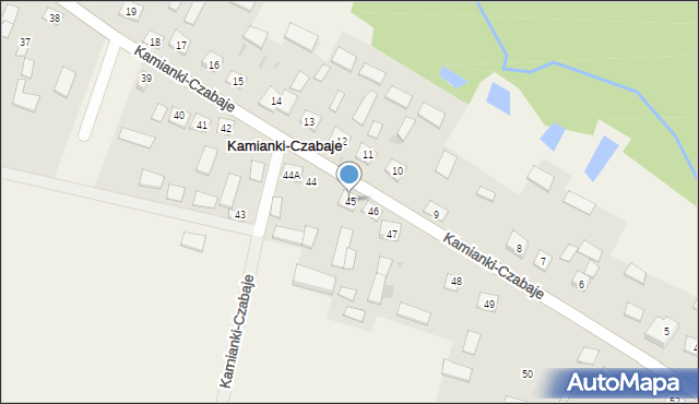 Kamianki-Czabaje, Kamianki-Czabaje, 45, mapa Kamianki-Czabaje