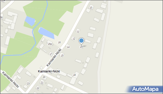 Kamianki-Nicki, Kamianki-Nicki, 13, mapa Kamianki-Nicki