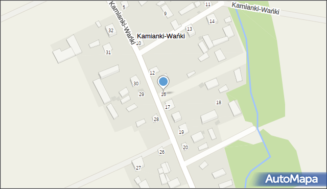 Kamianki-Wańki, Kamianki-Wańki, 16, mapa Kamianki-Wańki