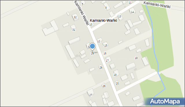 Kamianki-Wańki, Kamianki-Wańki, 29, mapa Kamianki-Wańki