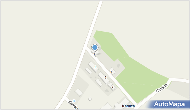 Kamica, Kamica, 6/2, mapa Kamica