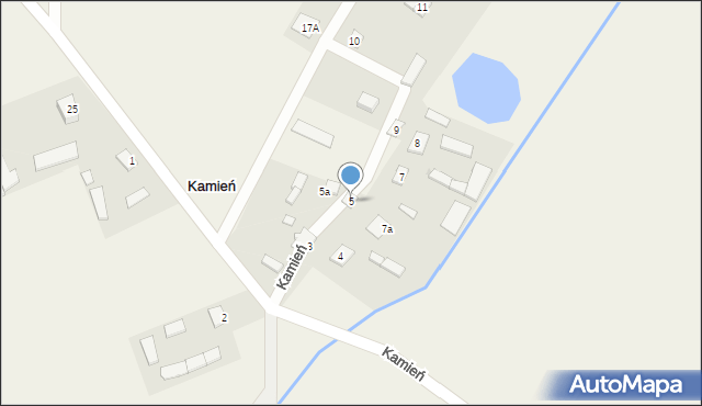 Kamień, Kamień, 5, mapa Kamień