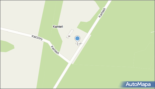 Kamień, Kamień, 1, mapa Kamień