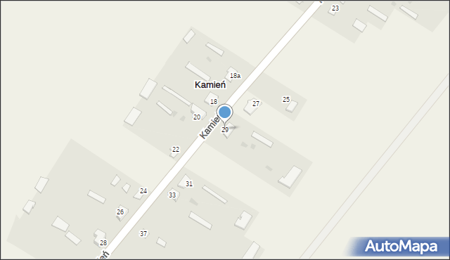 Kamień, Kamień, 29, mapa Kamień